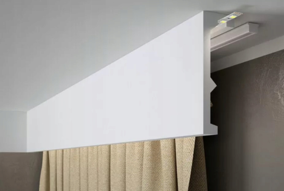 MARDOM DECOR LISTWA KARNISZOWA LED QL056 H-17.9cm DŁUGOŚĆ 2.4m GZYMS