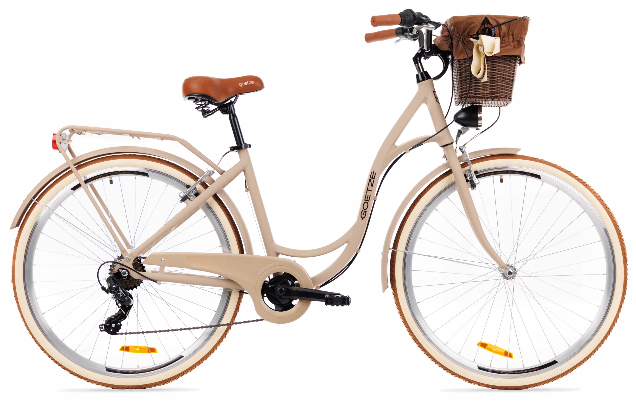 Rower miejski Goetze Mood 28 Nl Alu damski biegi kosz