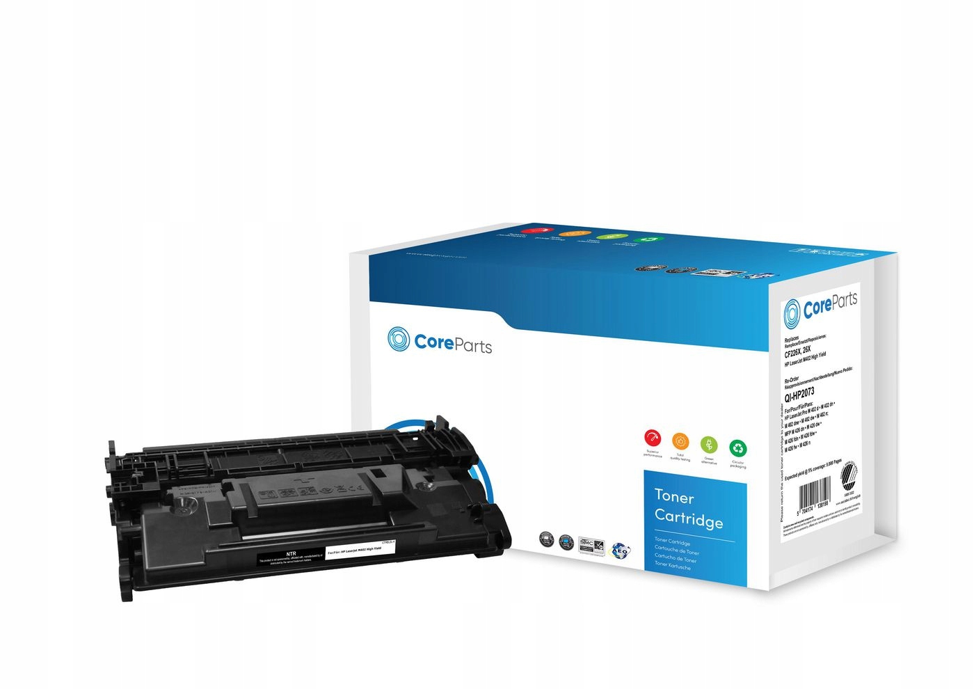 Toner CoreParts černý CF226X