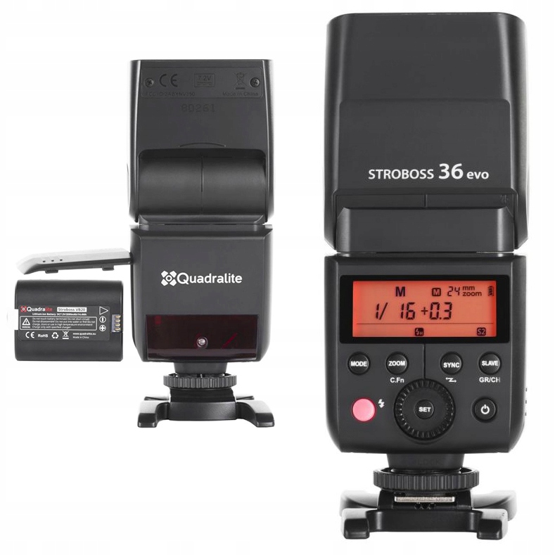 Lampa błyskowa Quadralite Stroboss 36 Evo Micro 4/