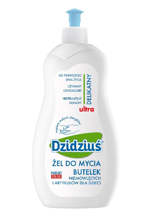 

Dzidziuś delikatny żel do mycia butelek 500ml