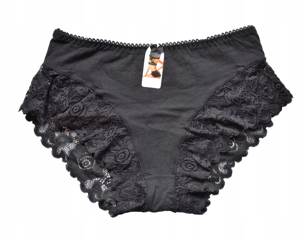 

4XL figi Duże majtki XXXXL bawełniane 3011 czarne