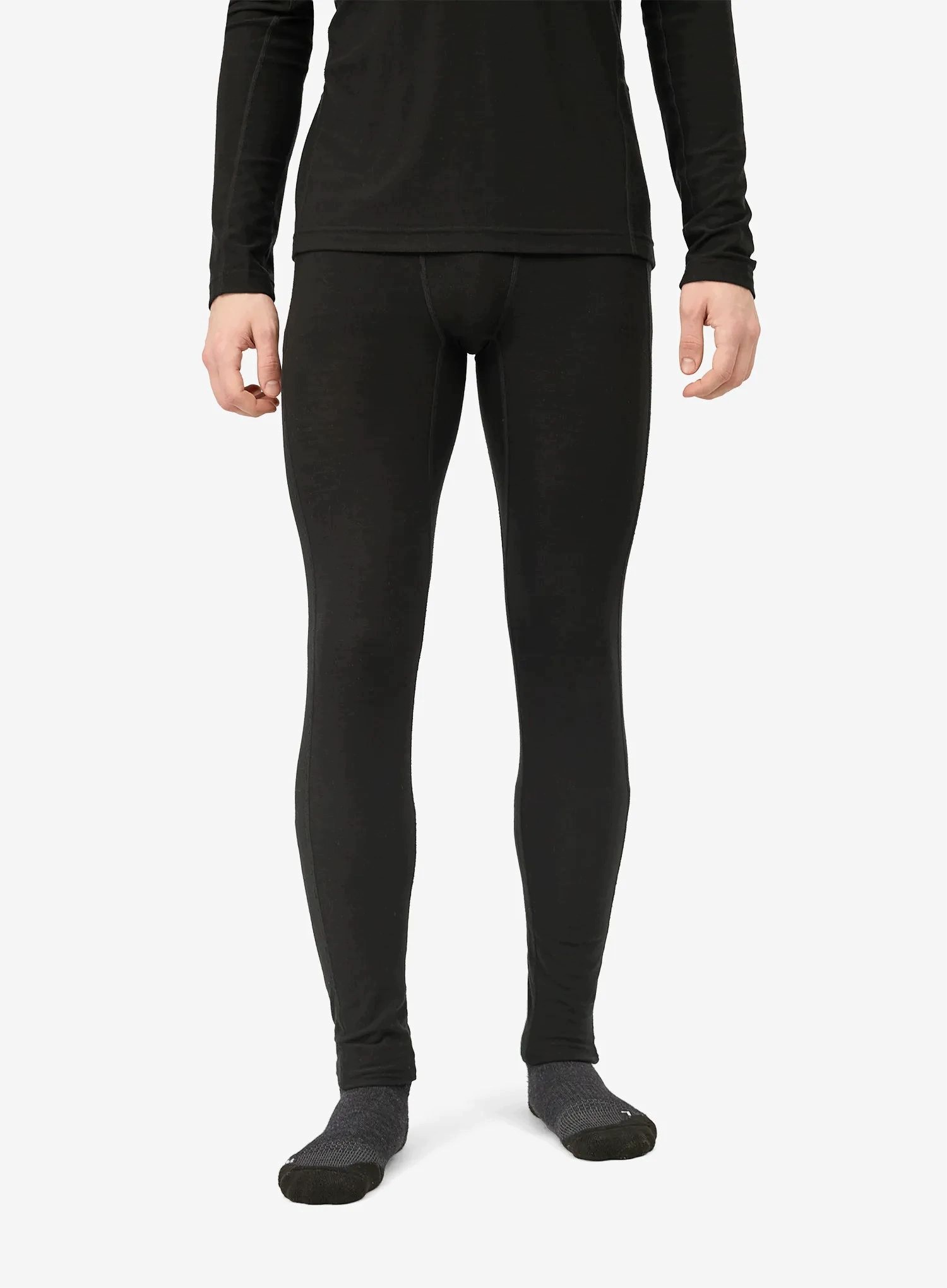 Getry termiczne Mammut Tree Wool Thermal Fl Long Tights black L