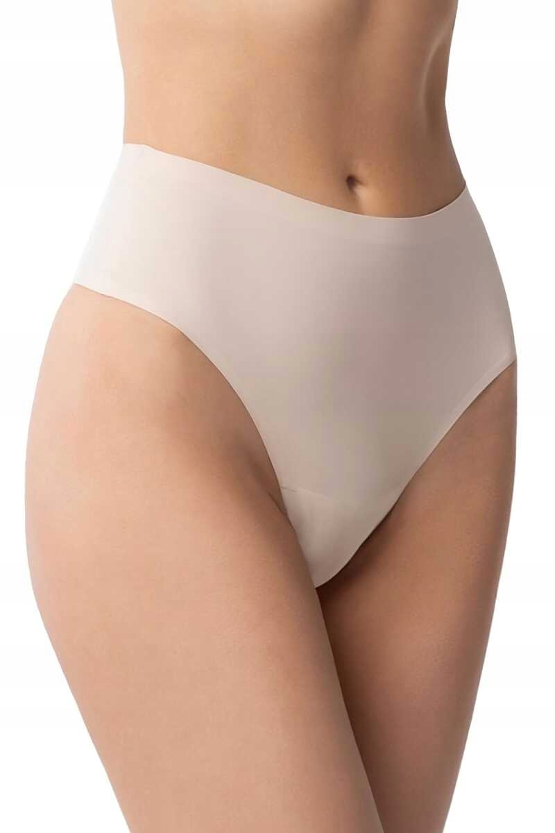 JULIMEX Figi String maxi beżowe S