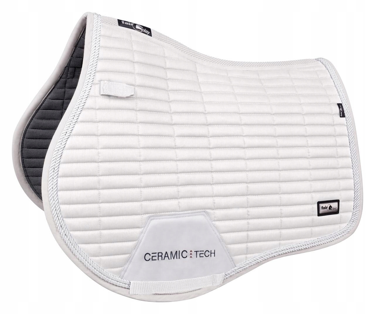 Podsedlová Dečka pro koně Fair Play Quartz Ceramic, univerzální skokový, bílý