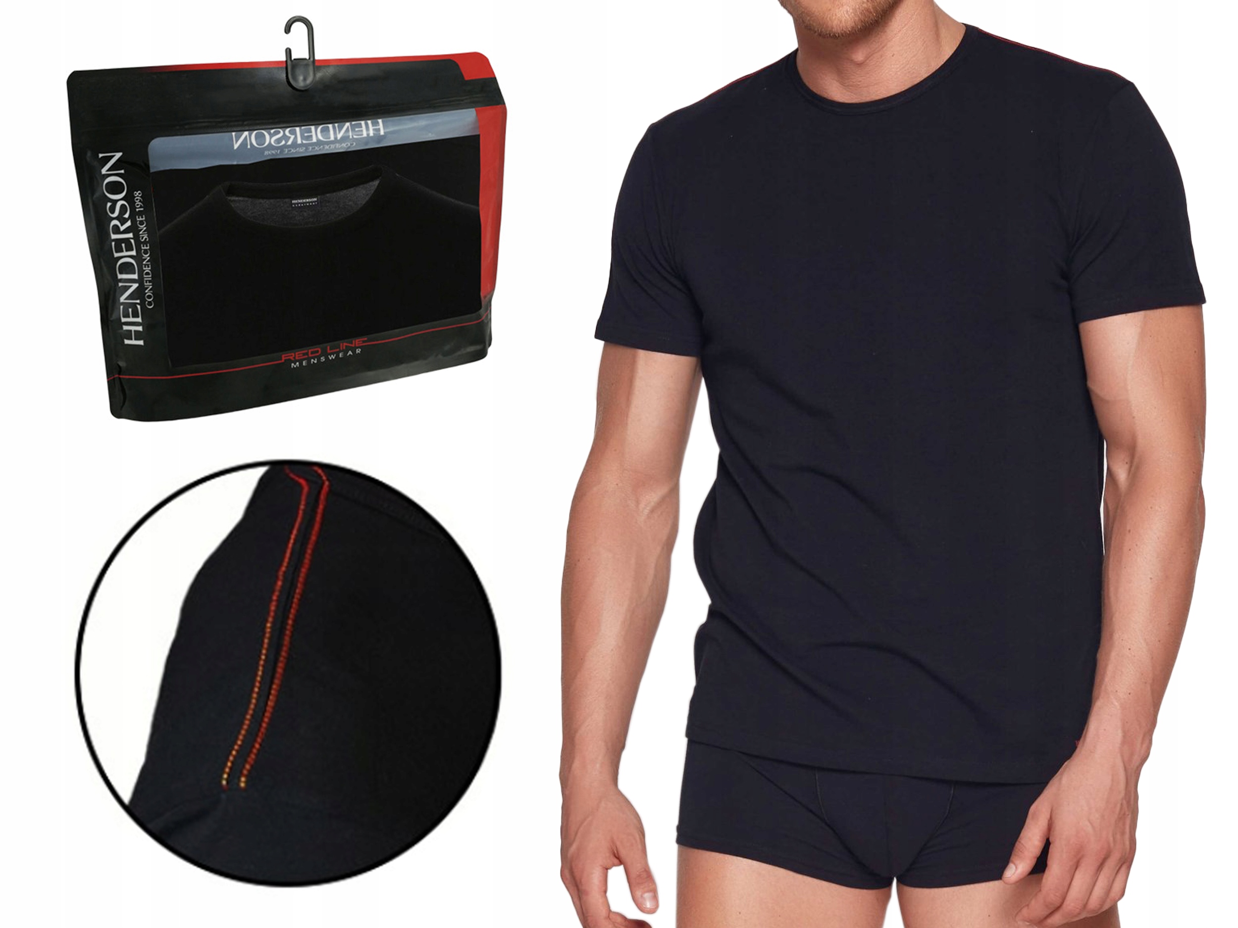 

Koszulka T-Shirt K3 Henderson Red Line czarny XXL