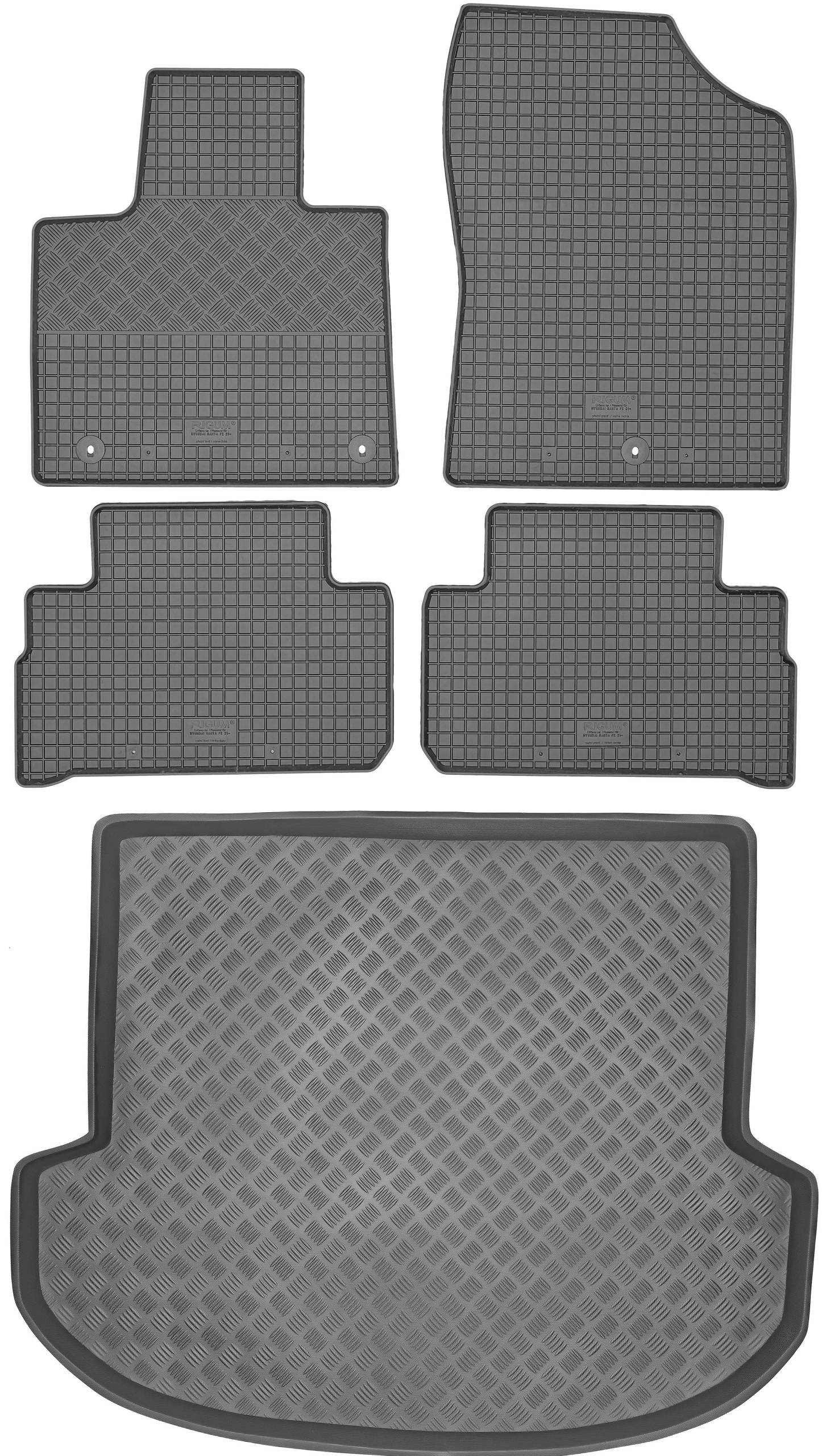 Hyundai Santa Fe IV Suv 2020- Sada Gumové rohože rohož
