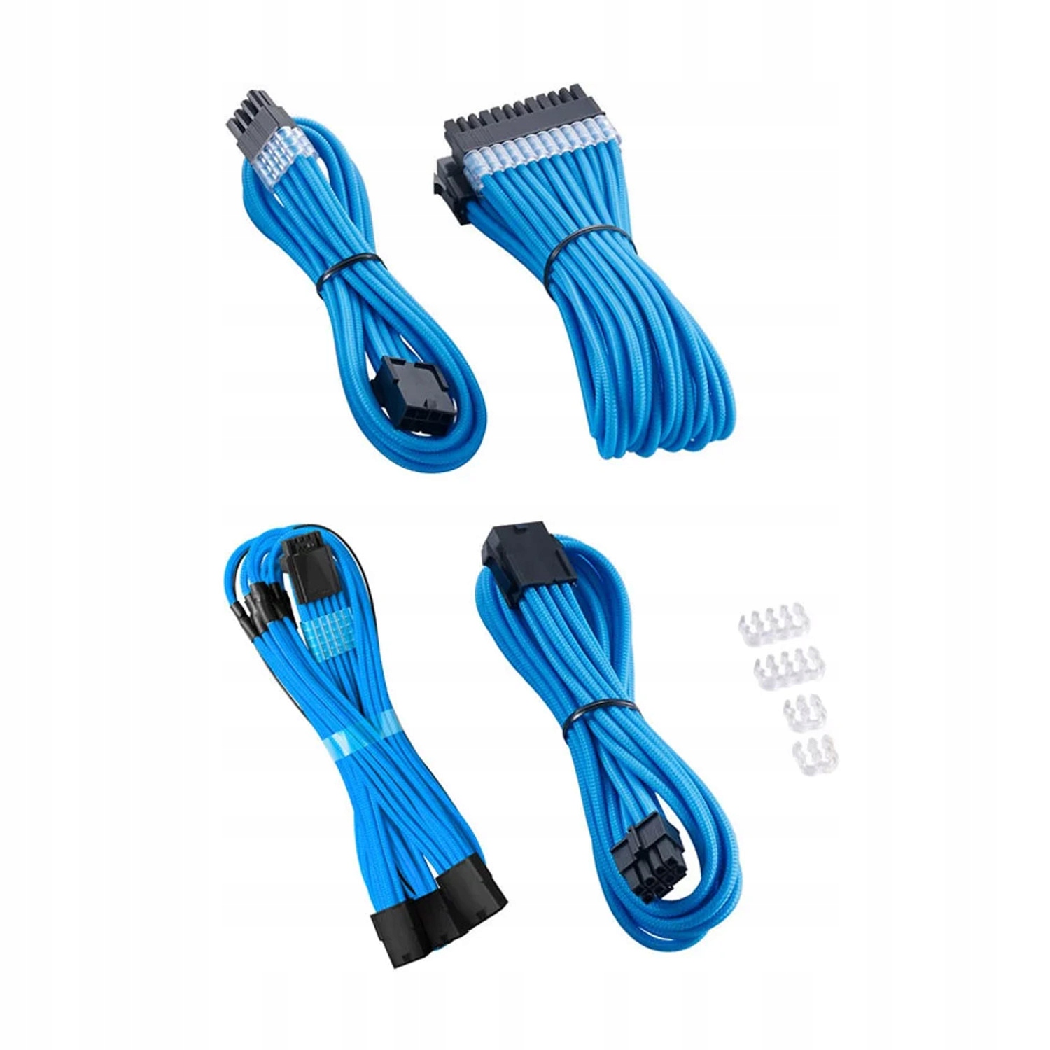Kabel SATA CableMod CM-PCAB-16P3KIT-NKLB-3PC-R