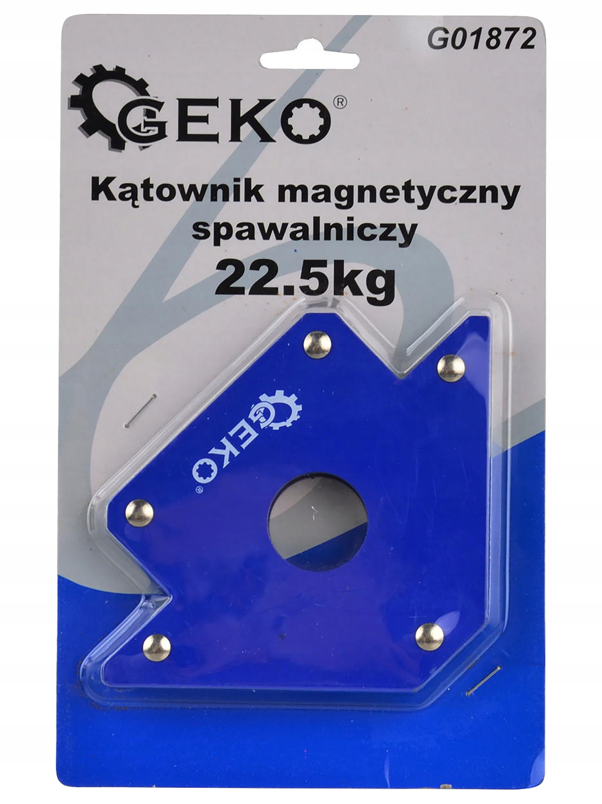 KĄTOWNIK SPAWALNICZY MAGNETYCZNY UCHWYT MAGNES DO SPAWANIA 22.5 KG Marka Geko