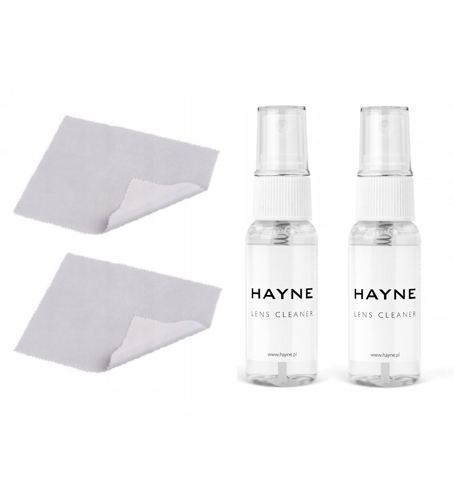 

Płyn Do Okularów Hayne 2 x 30ml 2 Ściereczki