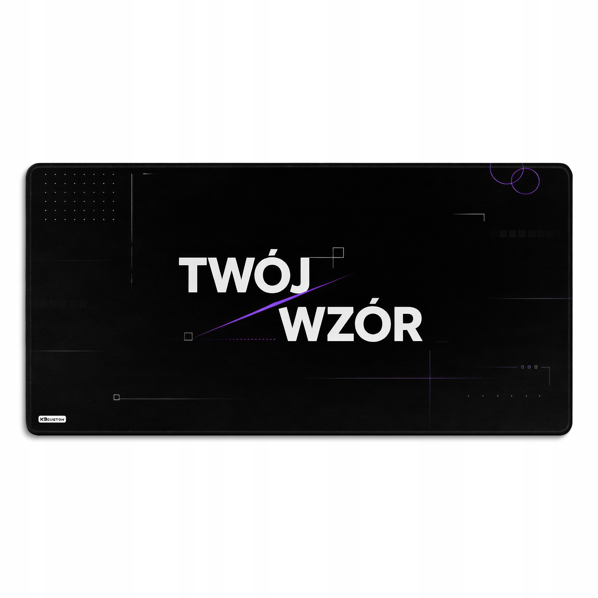Duża Podkładka Mata Pod Myszkę Mysz Twój Wzór 120x60cm 4mm-Grubość KBcustom