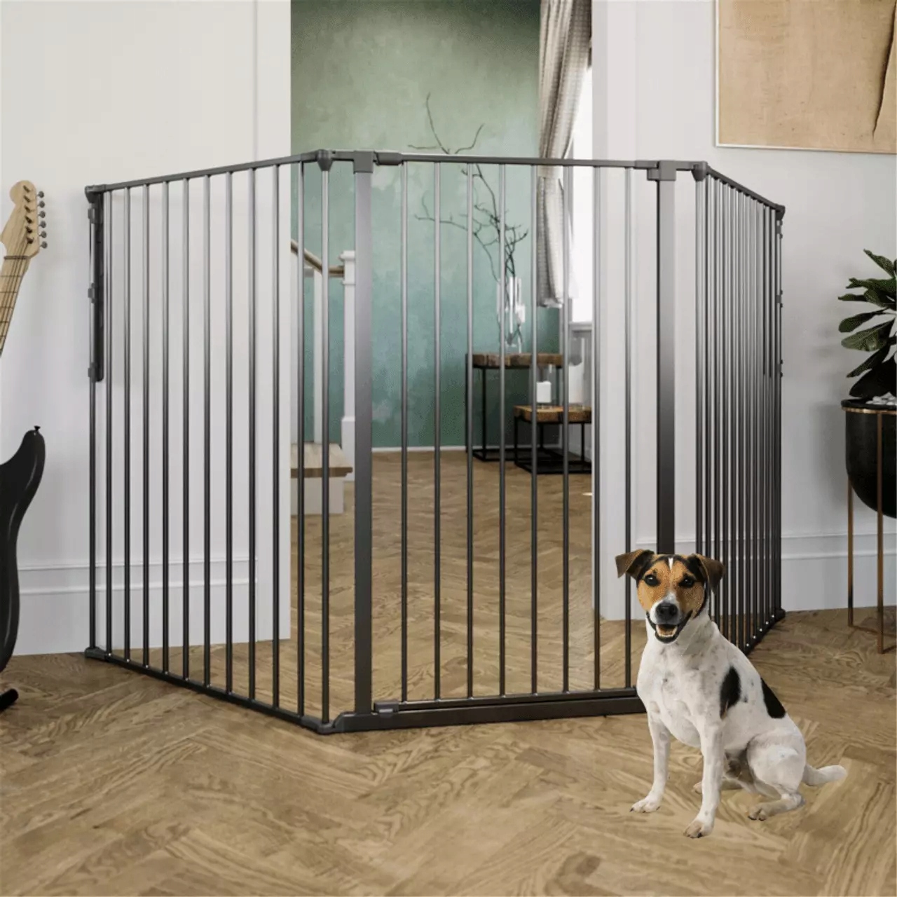 

DogSpace Rocky L wysoka,przykręcana bramka dla psa