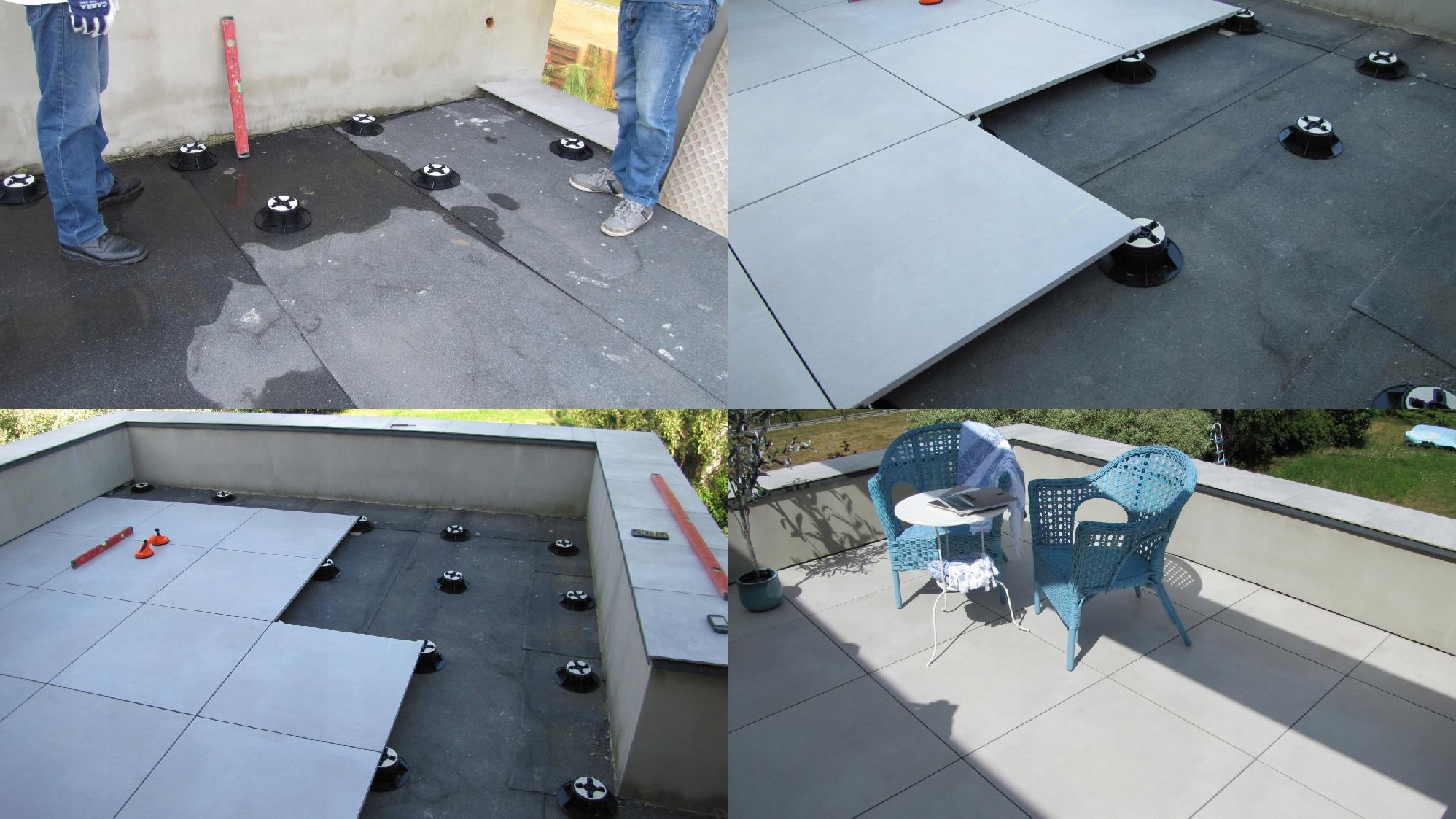 GRES Tarasowy, grubość 2cm DOWNTOWN Beton Szary Grubość 20 mm