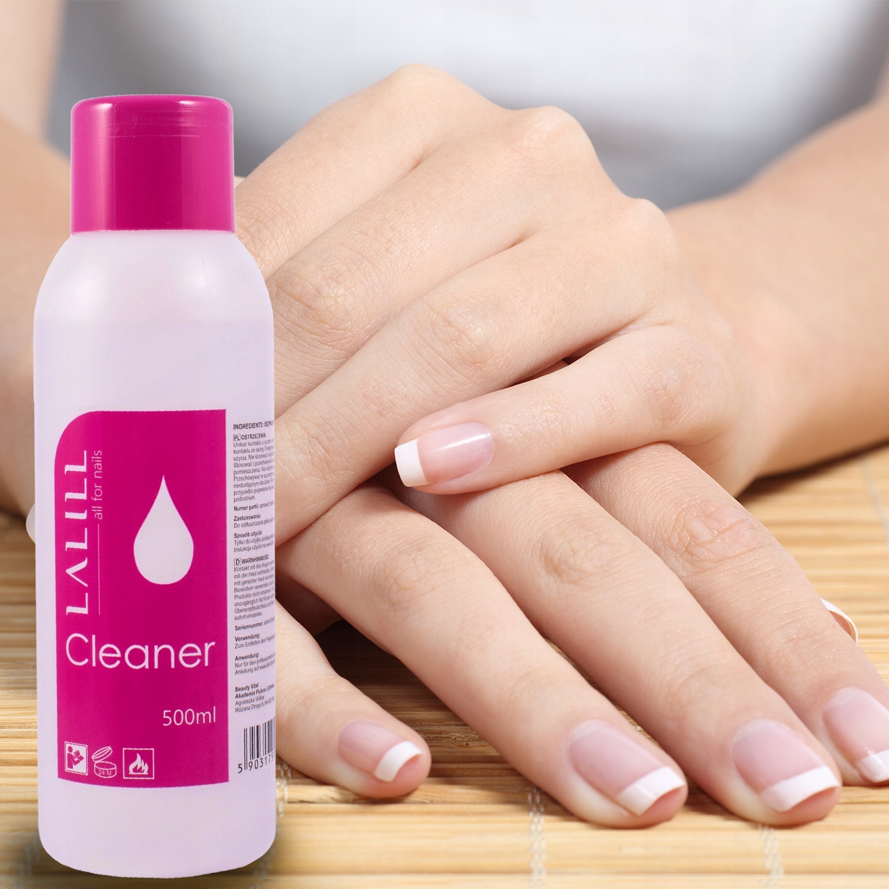 Cleaner Odtłuszczacz Hybrydowy Do Paznokci 500ml Typ odtłuszczacz (cleaner)