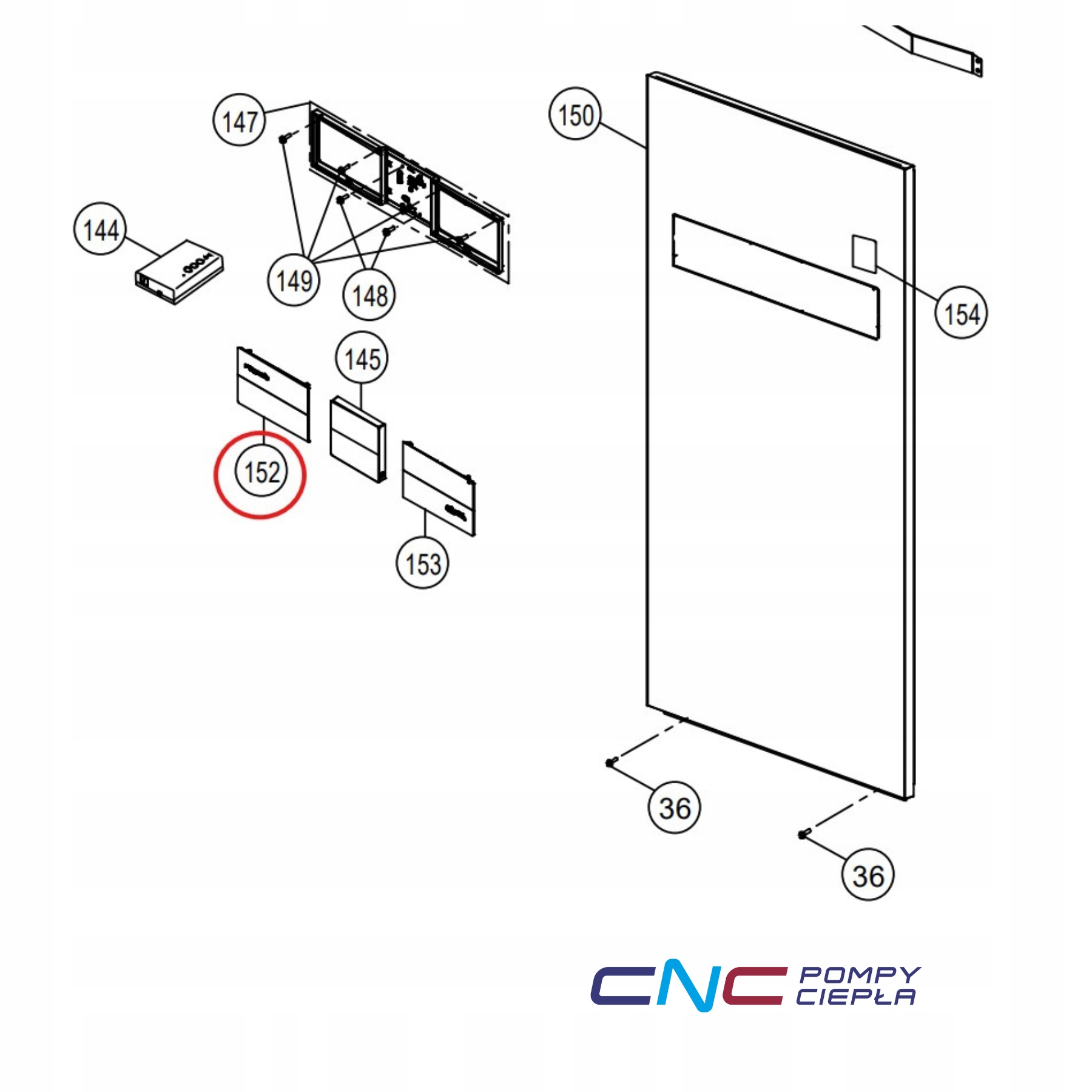 Panasonic ACXE35K03630 – Decoration Base ASS’Y zaślepka