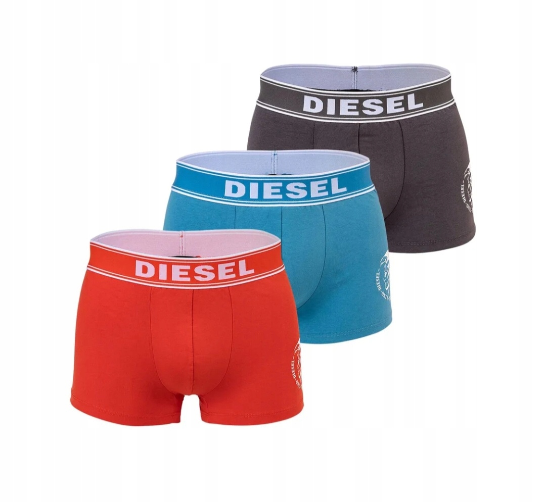 Diesel Boxerky Slipy 3-Pack vícebarevné vel. M