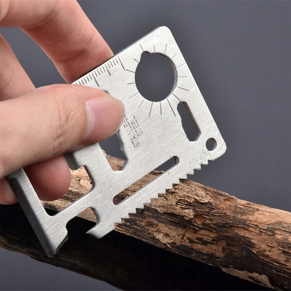 KARTA PRZEŻYCIA PRZETRWANIA SURVIVAL CARD NIEZBĘDNIK NÓŻ MULTI TOOL Wysokość 4.5 cm