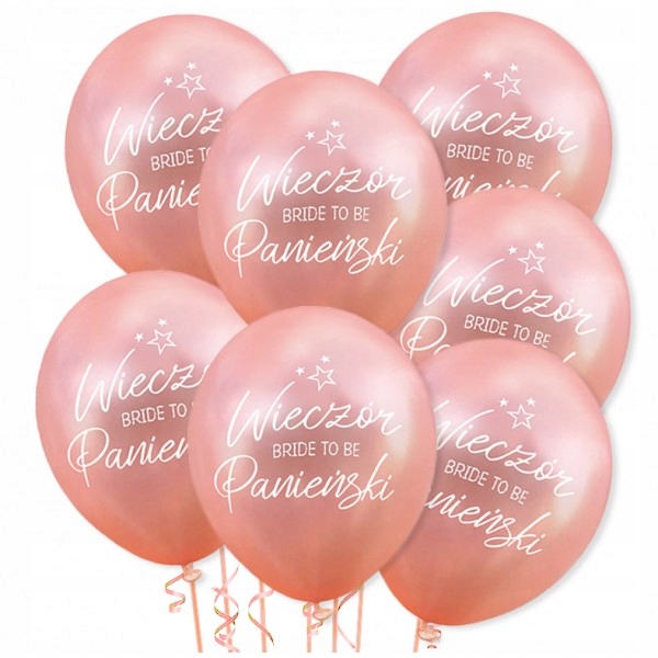 

Balon Wieczór Panieński Różowe Złoto 30cm/10sztuk