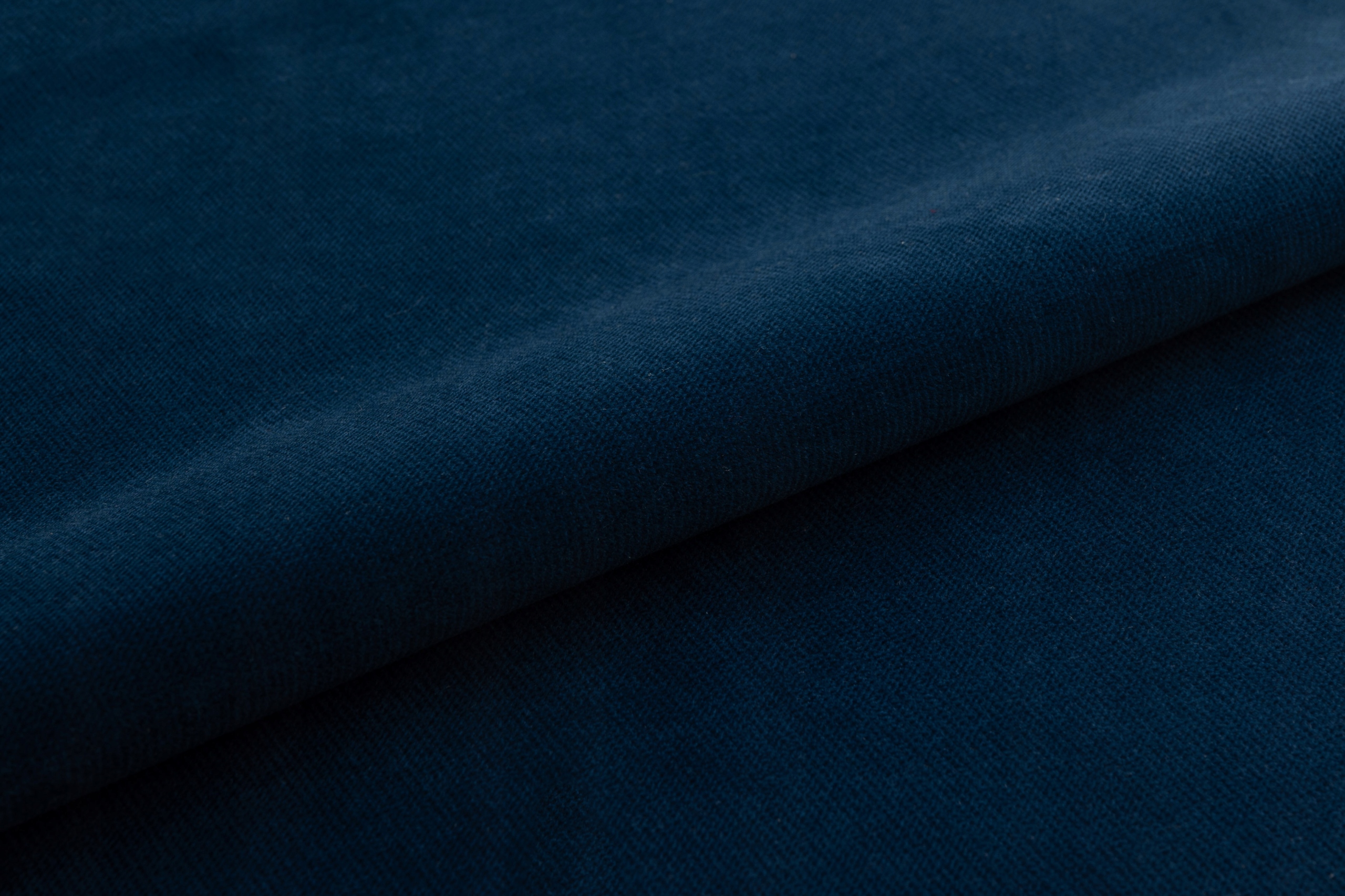 Pufa tapicerowana FIREZE Podnóżek tkanina Kronos 09 Granatowa Szerokość mebla 64 cm