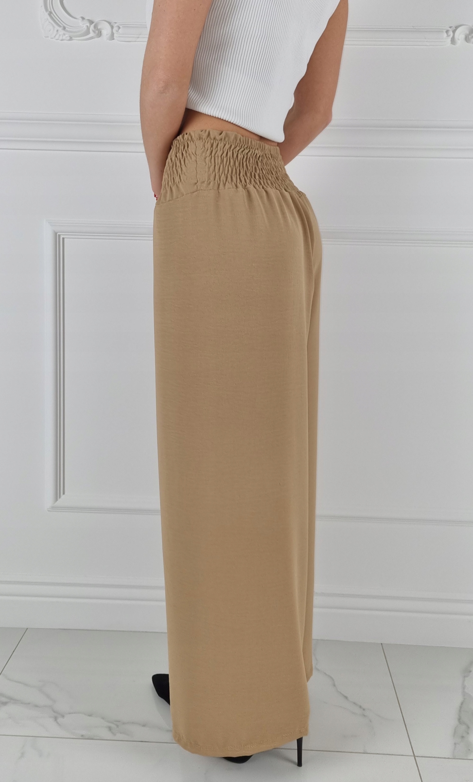 SPODNIE DAMSKIE SZEROKIE LUŹNE KULOTY ROZMIAR UNIWERSALNY RÓŻNE KOLORY Stan (wysokość w pasie) inny