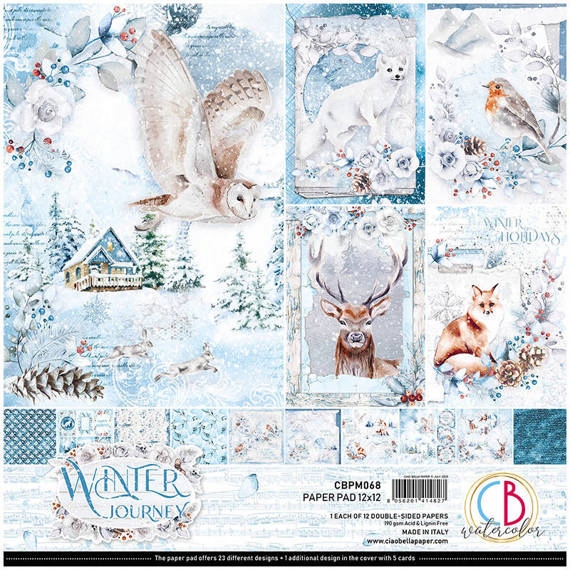 Sada 30x30 Ciao Bella Winter Journey CBPM068