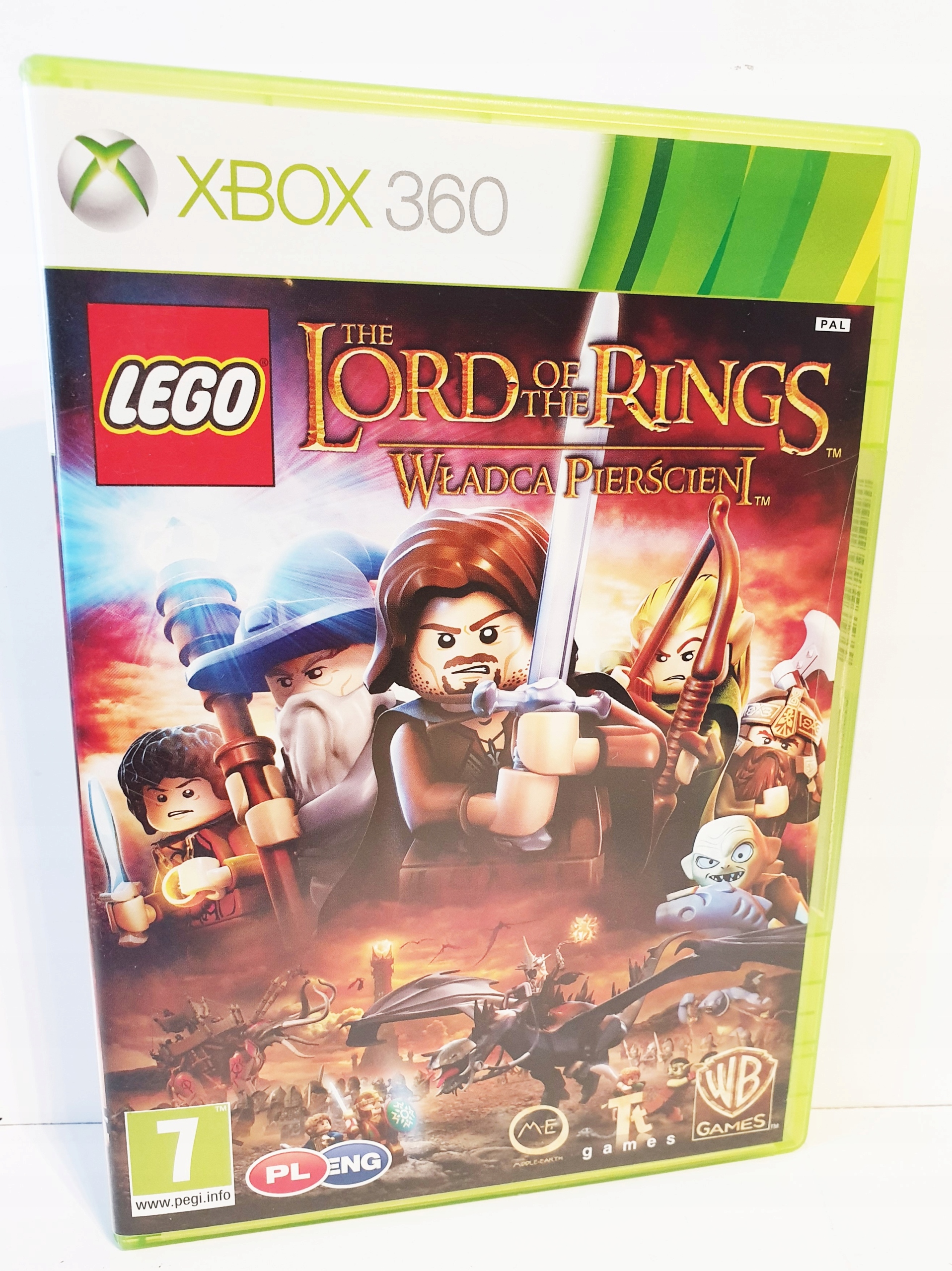 LEGO WŁADCA PIERŚCIENI PL / LEGO THE LORD OF THE RINGS PL - XBOX360 Xbox 360 pudełkowa