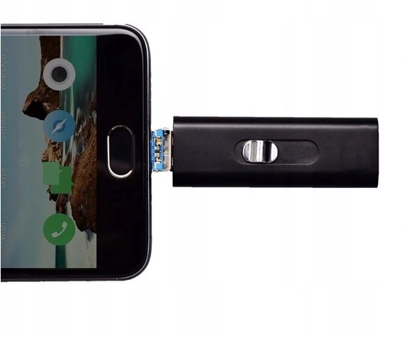 Pendrive dyktafon 8GB 2 w 1 aktywacja głosem OTG Zasilanie akumulatorowe