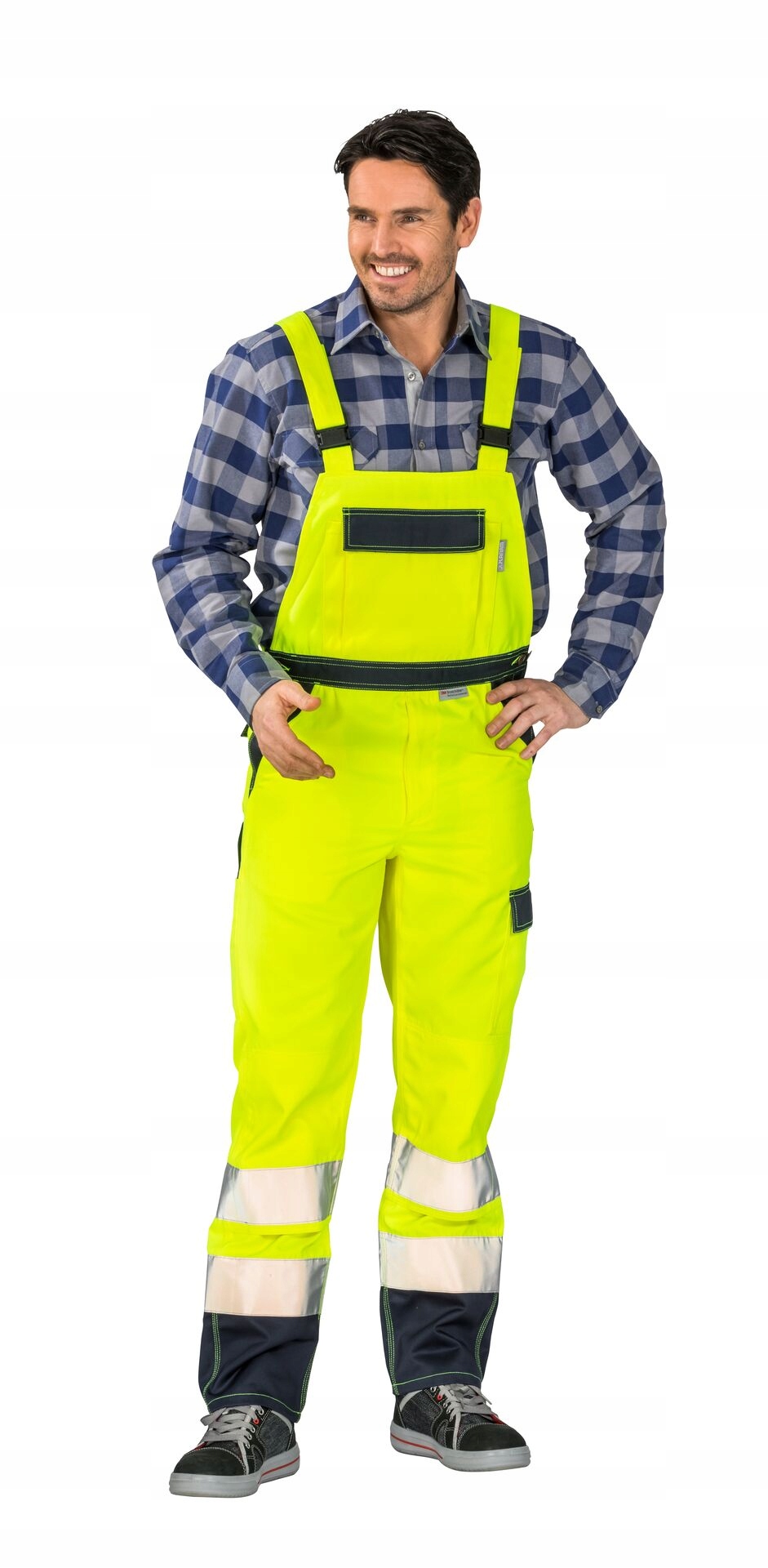 Pracovní zahradnické kalhoty Planam Warnschutz r24