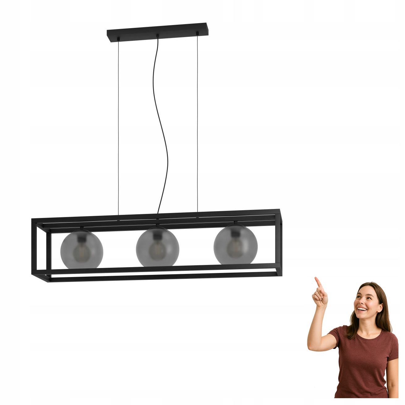 Závěsná lampa Arangona 390215 Eglo