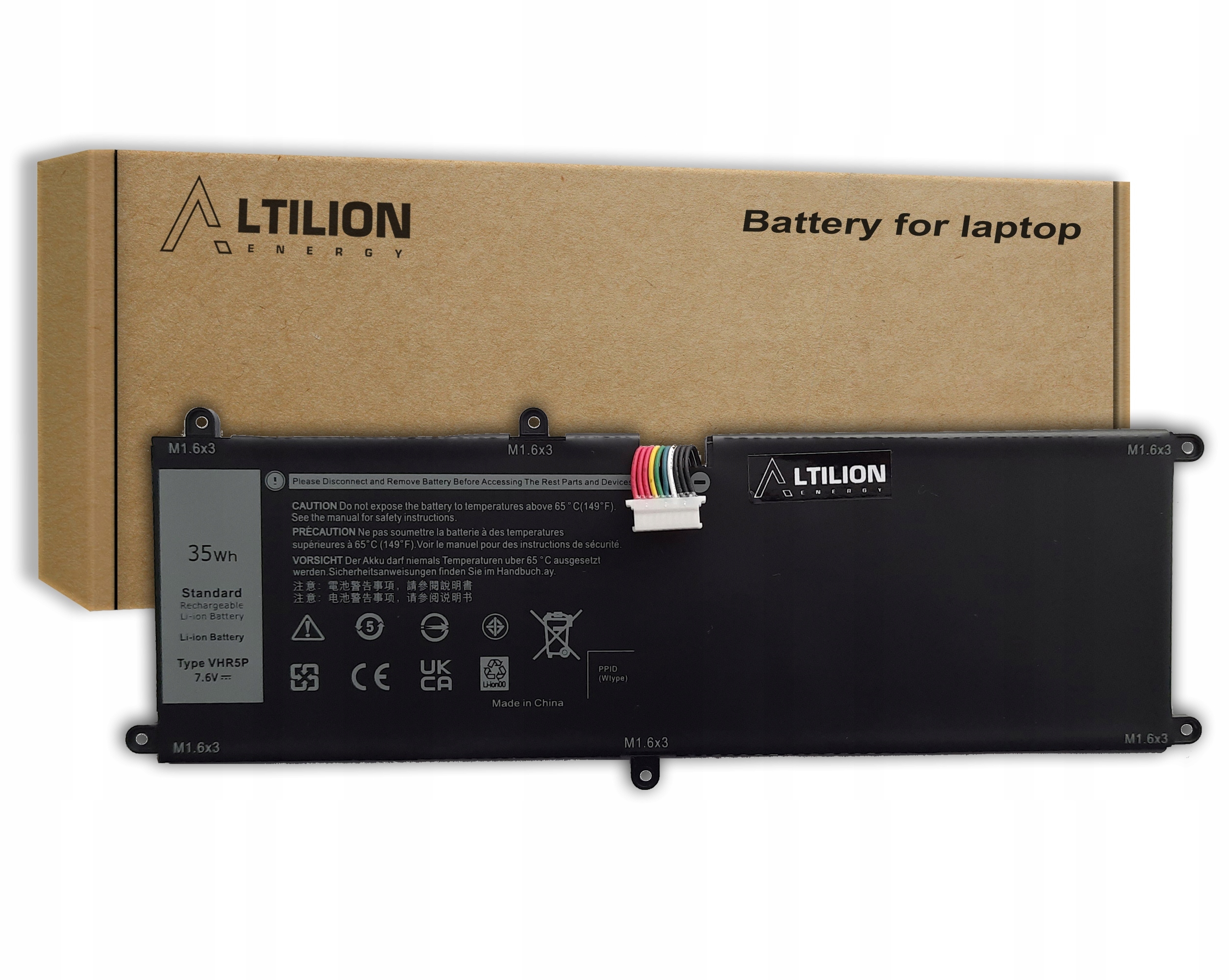 Baterie Altilion Energy VHR5P je kompatibilní s Dellem