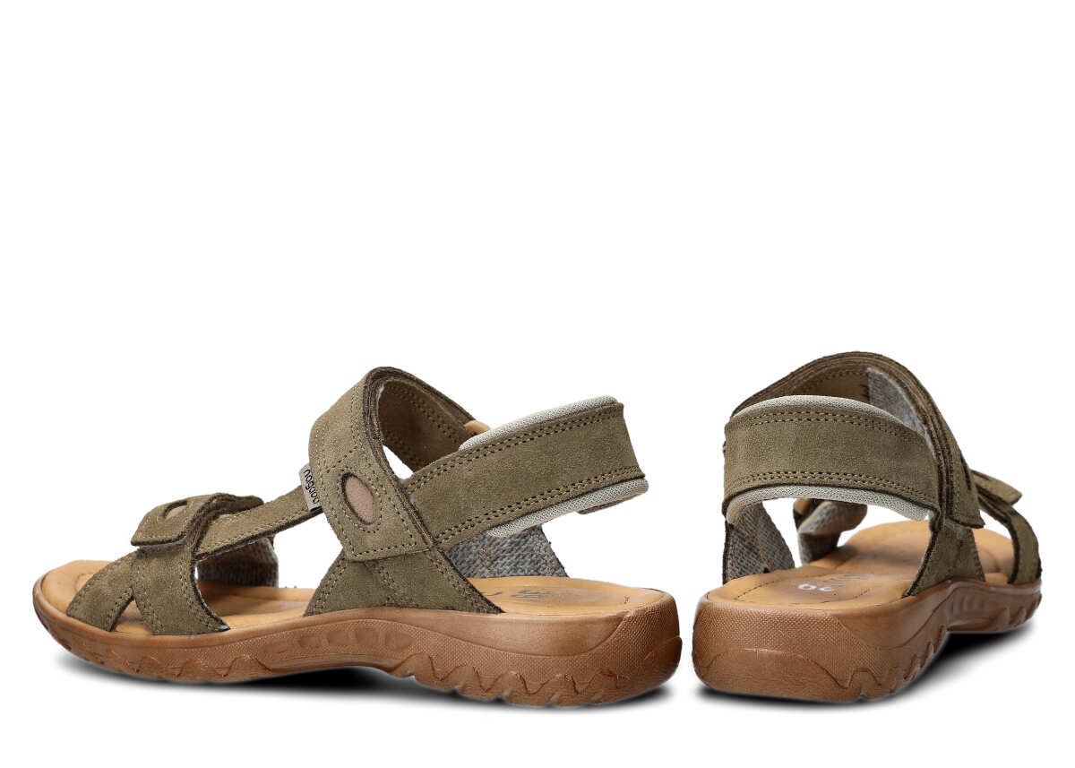 NAGABA 168 OLIWKA WELUR - SANDAŁ DAMSKI - ROZMIAR 37 Rozmiar 37