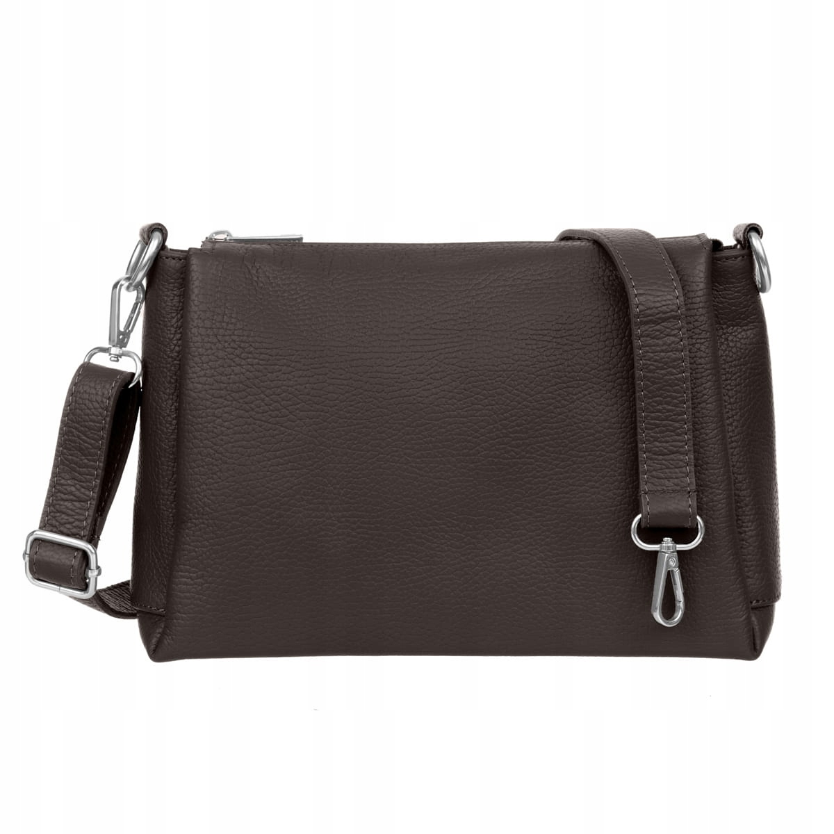 Dámská kožená kabelka přes rameno Vera Pelle od firmy Vandita Choco