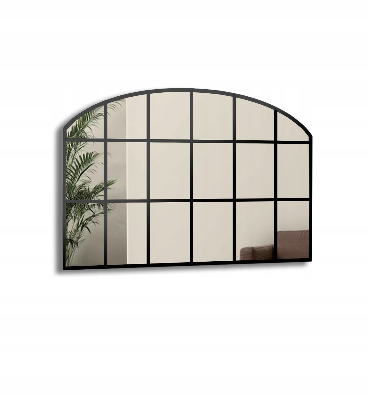 Zrcadlo loftové s příčkami Rebeka 150x120