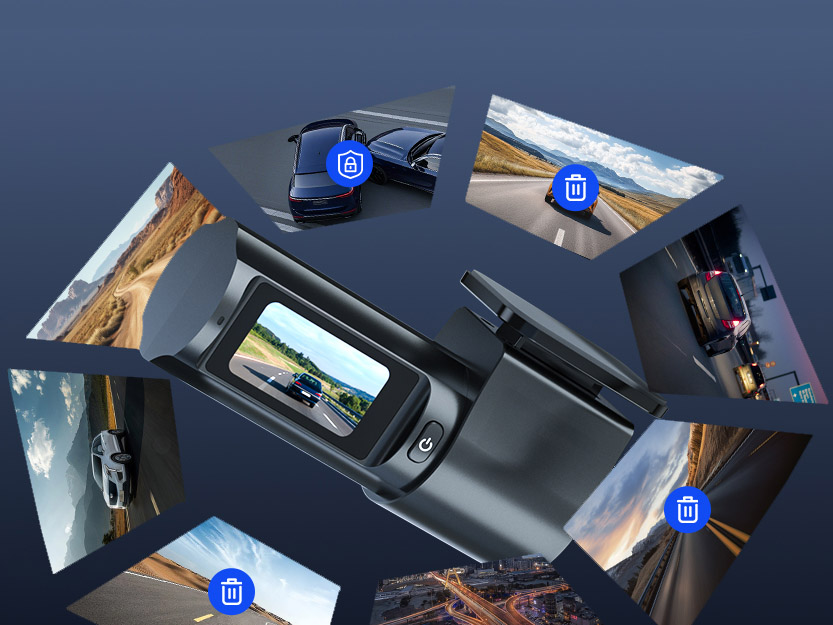 AVYLET Kamera Samochodowa 4K 1080P Przód Tył WiFi GPS Nocny Tryb 170° 150° — miniatura 16