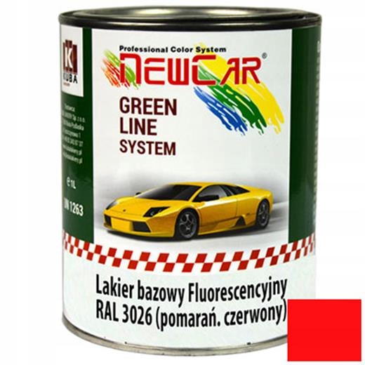 Lakier bazowy FLUORESCENCYJNY RAL 3026