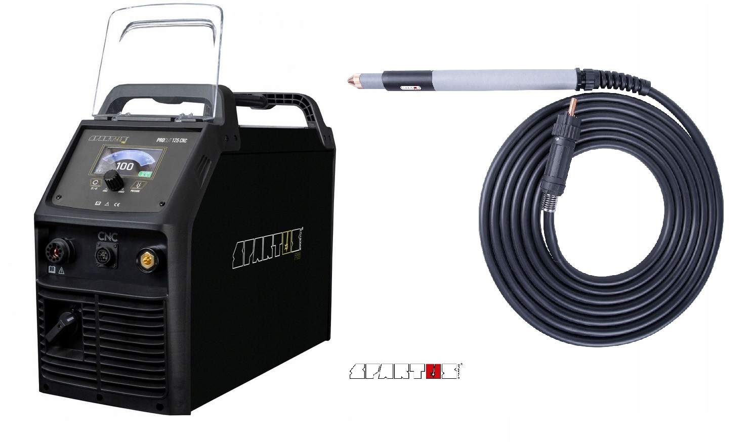 MOCNY 200A PRZEWÓD UCHWYT PALNIK PLAZMOWY MASZYNOWY CNC P80 EURO 12metrów Maksymalna średnica elektrody 1.9 mm