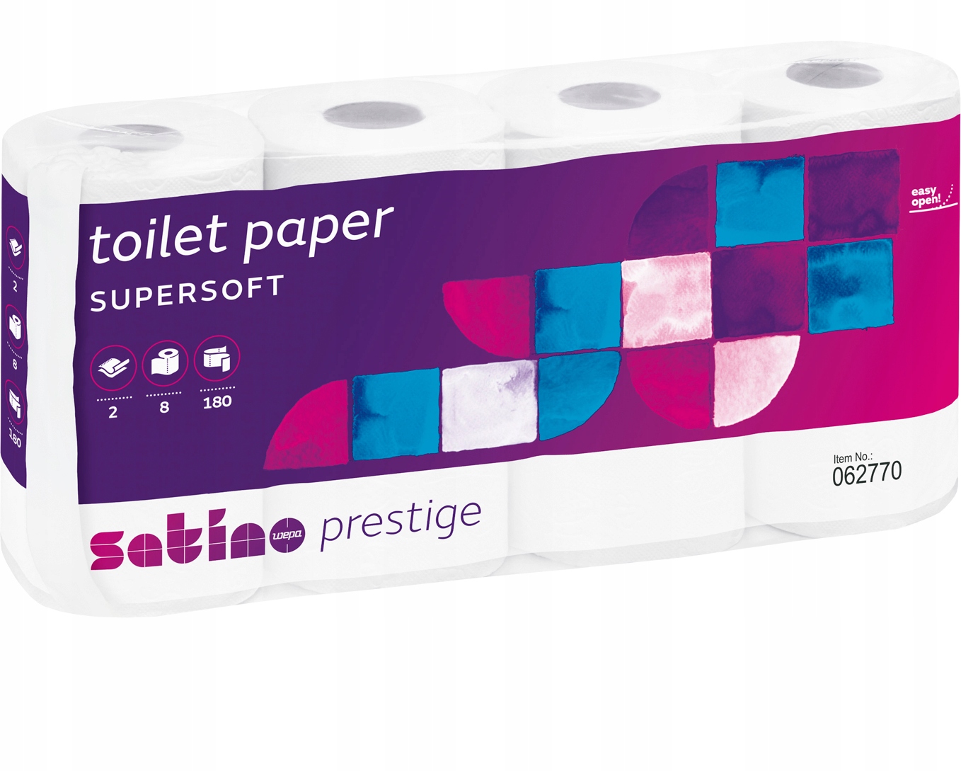 

Wepa Satino Papier Toaletowy Biały 180 2 Warstwy