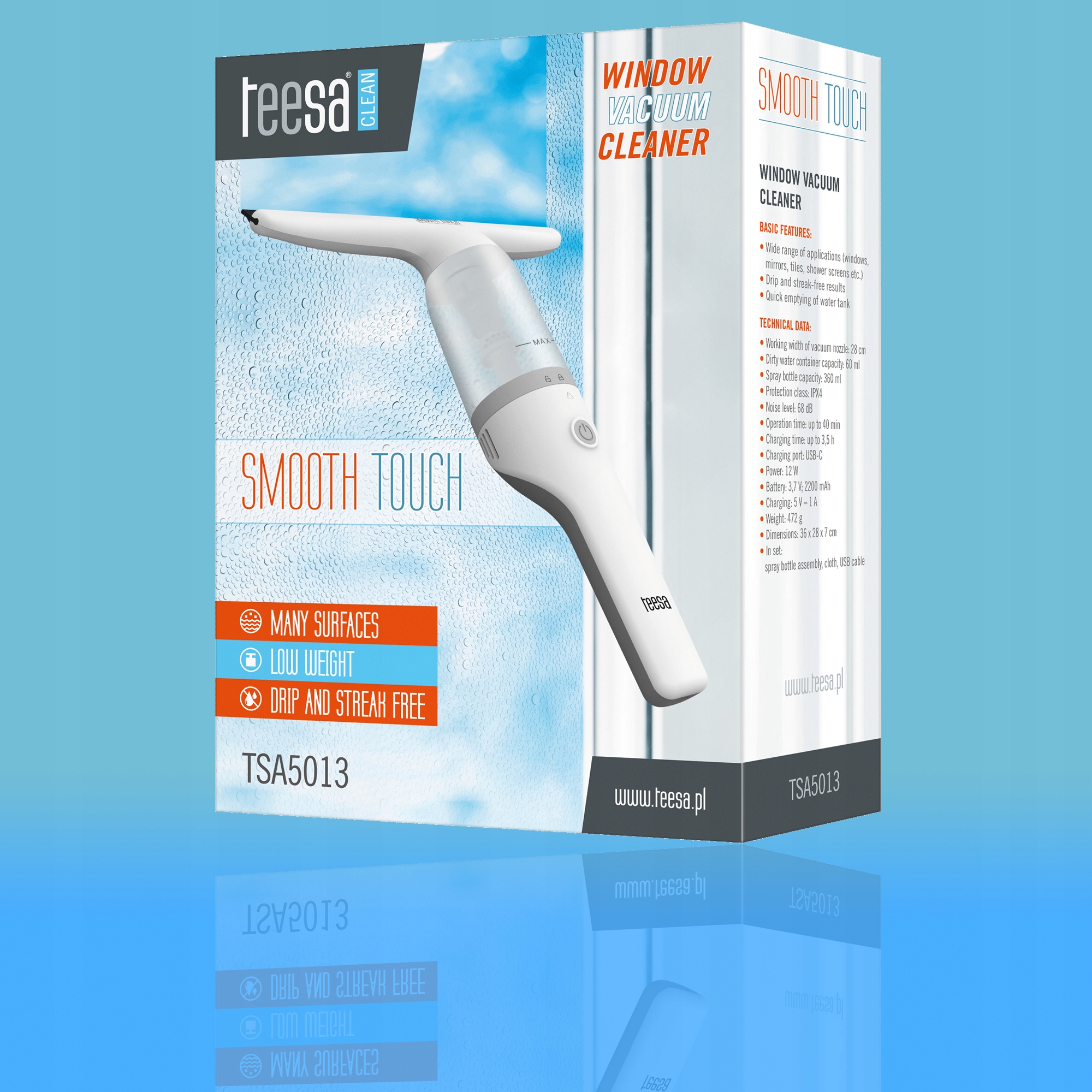 Myjka do okien Teesa 28 cm