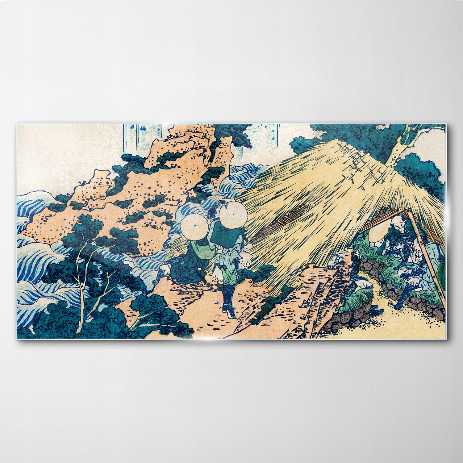 

Szklany obraz na ścianę Chata samuraja 100x50 cm