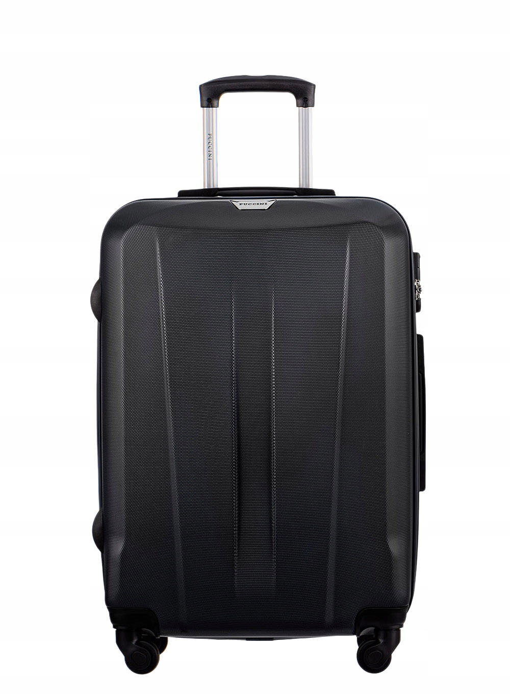 Walizka średnia Puccini ABS03B1 twarda Abs 61l Paris Czarna