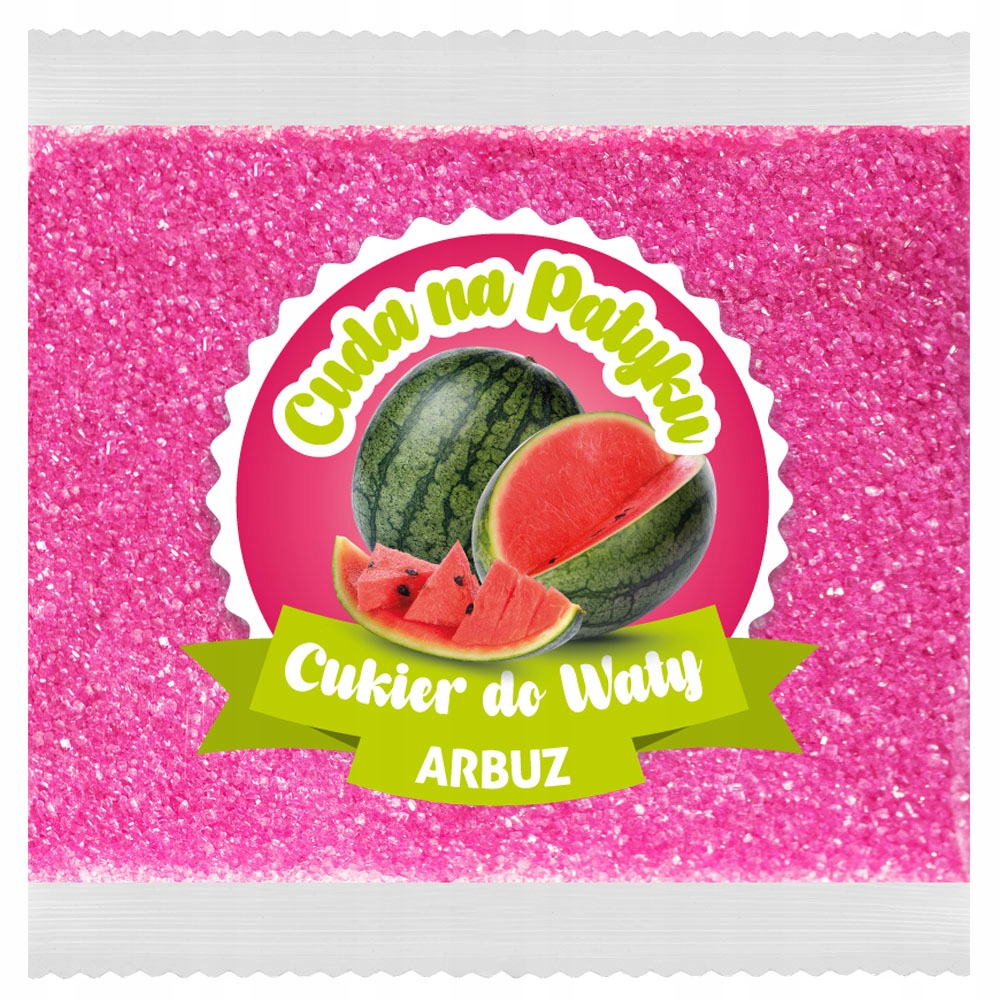 Cukier do Waty Cukrowej KOLOROWY do Maszyny Smakowy PATYCZKI ZESTAW 12x100g Kolor dominujący wielokolorowy