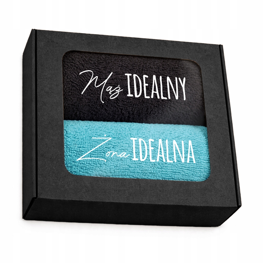 Sada ručníků 50x100 Výšivka na Svatba Výročí Manželka Manžel Idelni Czar+ Turks