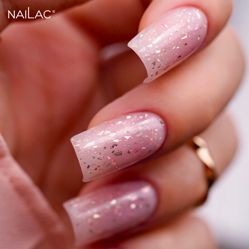 Baza kauczukowa Glammy Base 7ml Powder&Rouge NaiLac 7ml Nazwa koloru producenta Powder&Rouge