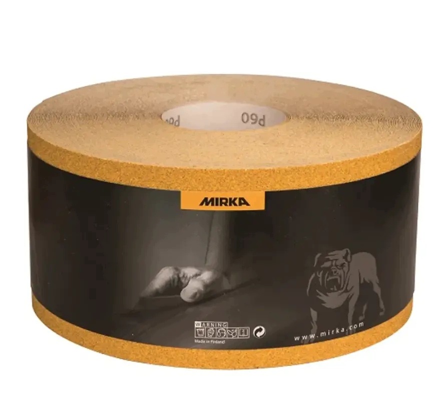 Mirka Gold papier ścierny w rolce do szlifowania 115mm x 50m P180