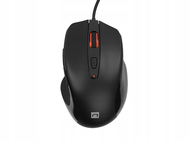 Natec Mysz Pigeon 2 4000 Dpi 1.8m Czarna