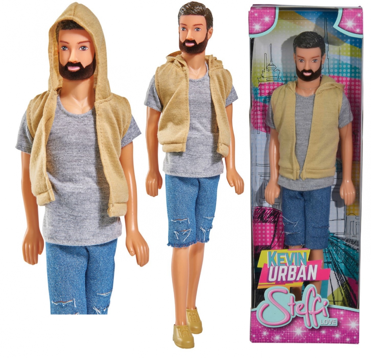 

Lalka Kevin Hipster W Krótkich Spodenkach Simba