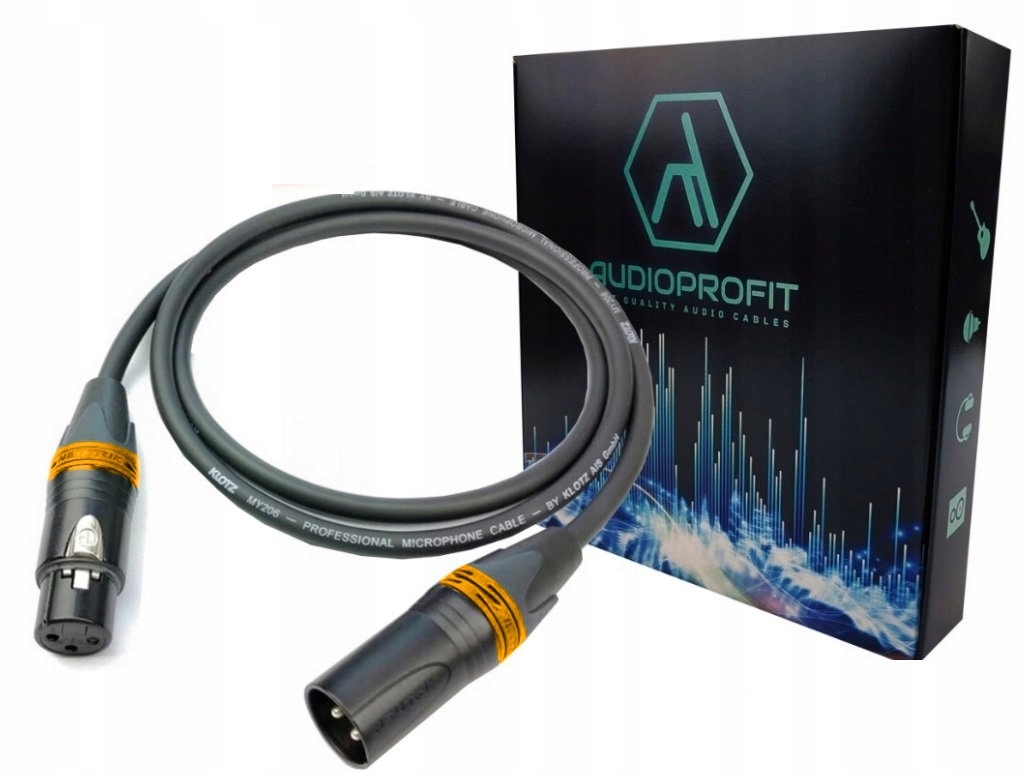 Kabel mikrofonowy KLOTZ MY206 XLR NEUTRIK 5m Marka bez marki