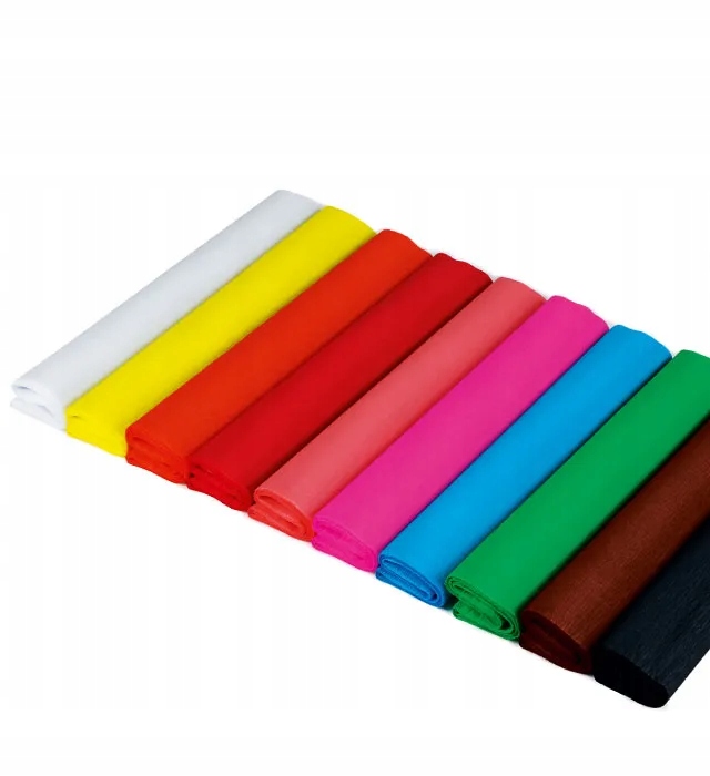 FIORELLO BIBUŁA MARSZCZONA ZESTAW 10 KOLORÓW 6876