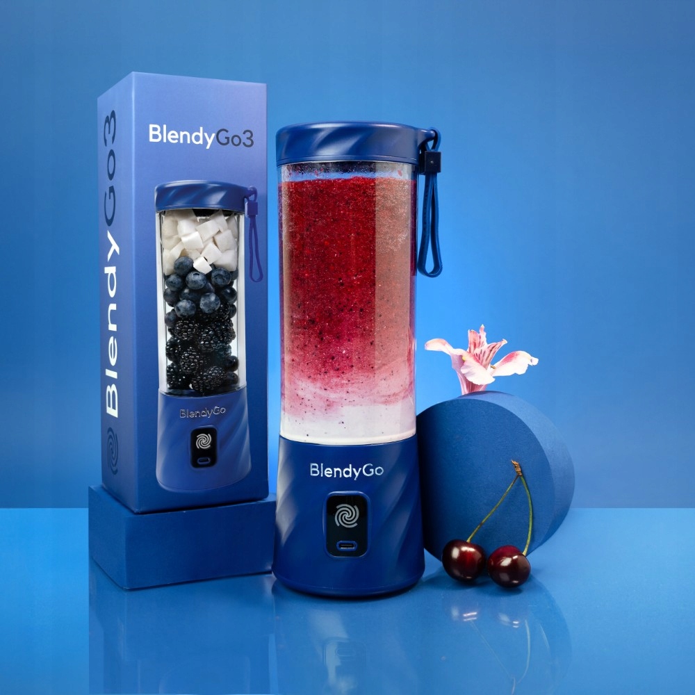 BLENDYGO 3 Blender Smoothie Maker Mini Przenośny USB 550 ml BPA Free — miniatura 11