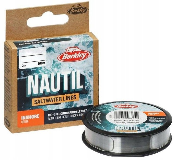 Żyłka przyponowa Berkley Nautil Fluoro 0,355mm 50m Średnica (mm): 0.355